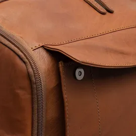The Chesterfield Brand Rich Business-Rucksack Leder 45 cm Laptopfach braun