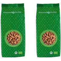 Mundo Feliz Ganze Mandeln aus Bio-Anbau, 2 x 500 g