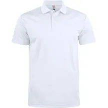 Clique Basic Active Poloshirt weiß 4XL
