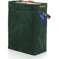 Lycce Wäschekorb Cord – Nischenwäschekorb platzsparend & praktisch waschbare