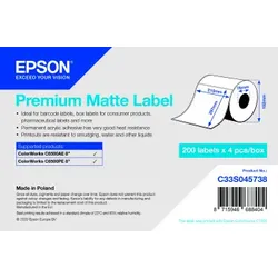 Epson Etikettenrolle, Normalpapier, 210x297mm, C33S045738
