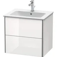 Duravit XSquare Waschtischunterschrank, 2 Schubkästen, Basalt matt