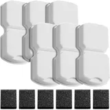 UMOCUOY Katzenbrunnen für Katzen 12 Filters: Katzen Trinkbrunnen Filter - 6 Kohlefilter Trinkbrunnen + 6 Schaumstofffilter - Multieffiziente Filterung - Erfüllt 4-6 Monate Ersatzbedarf