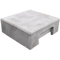 Beckers Betonzaun Anfangspfostenkappe Klassik Flach 14 cm x 14 cm x 5 cm