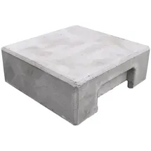 Beckers Betonzaun Anfangspfostenkappe Klassik Flach 14 cm x 14 cm x 5 cm