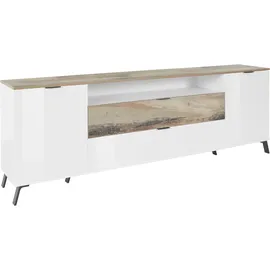Home Affaire Sideboard 220 x 75 x 40 cm Weiß