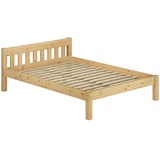 Erst-Holz Einzelbett Bettrahmen 120x200 Futonbett Kieferbettgestell Massivholz natur Rollrost 60.38-12