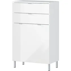 Tchibo - Kommode »Mauresa« - 60x34x97cm - chrom - Holz / Metall