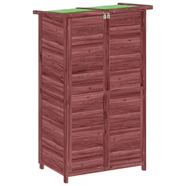 vidaXL Geräteschrank 0,57 x 0,57 m Braun