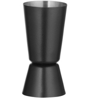 HENDI Cocktail Messbecher, BarUp, schwarz ø40x(H)75mm,