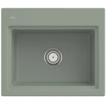 Villeroy & Boch Subway Style 60 S rechts Einbau Keramik grün Handbetätigung 600 x 510 mm