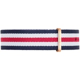 Daniel Wellington Classic Strap 20mm Fabric (Polyester) Rose Gold