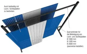 Kappes Querverbinder 1000 mm alufarben