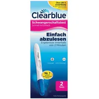 Clearblue Schwangerschaftstest, Schnell und Einfach, 2 Tests, 2 Stück