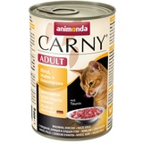 Animonda Carny Adult Rind, Huhn & Entenherzen 12 x 400 g