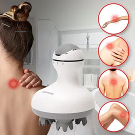 casativo Kopf- und Körper-Massagegerät 4 Massageköpfe
