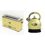 Kaiser Retro Toaster T 4000 ElfEm+WK 2000 ElfEm Retro Wasserkocher