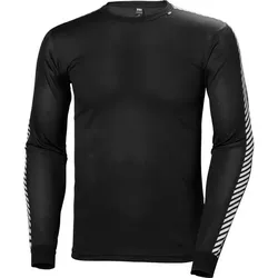 HELLYHANSEN Herren Unterhemd HH LIFA STRIPE CREW, BLACK, S