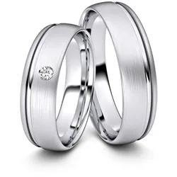 Trauringe Bochum 333er Weiflgold - 7018