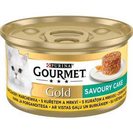 Purina Gourmet Gold Savoury Cake Huhn und Karotten 85g (Rabatt für Stammkunden 3%)