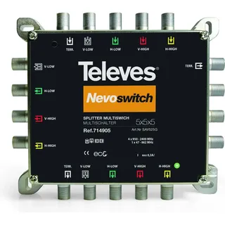 Televes Verteiler 5 x 2f. Guß SAV525G