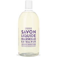 Compagnie de Provence Flüssigseife Aromatic Lavender 1l | Nachfüllgröße | Lavendelduft | sanft, effektiv und beruhigend