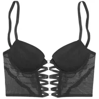 LASCANA Corsage Damen schwarz Gr.80 Cup B