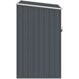 vidaXL Gerätehaus 0,87 x 0,98 x 1,59 m anthrazit