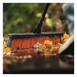 Fiskars Straßenbesen Solid Allzweckbesen L Schwarz/Orange