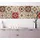 OTTO home Fliesenaufkleber Ornamente rot 15cm x 15cm Sticker 12er Set