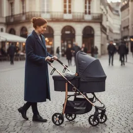 BabyGO 3 in 1 Kinderwagen black