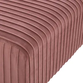 Beliani Polsterbank Paterson Rosa