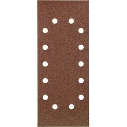Schleifstreifen, HOLZ & METALL, Korund, 115 x 280mm, gelocht, K 80