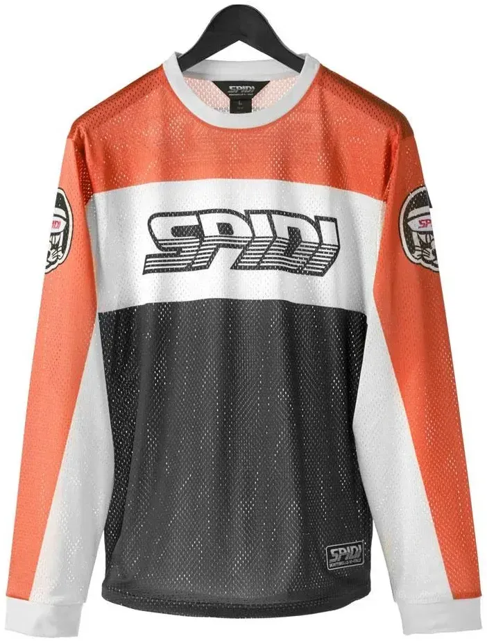 Spidi Original Dirt Langarm-trikot - Black / Orange - M