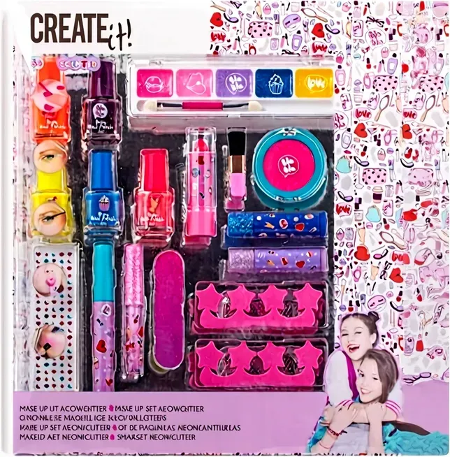 Create It! Make-up-Set Neon/Glitzer