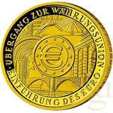 Münzprägestätten Deutschland 1/2 Unze Goldmünze - 100 Euro Einführung 2002