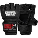 Gorilla Wear Manton MMA-Handschuhe (Mit Daumen) - Schwarz/Weiß - S/M