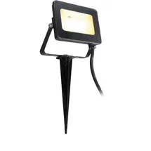 Heitronic Außenstrahler Aluminium 9,0 cm inkl. Erdspieß grau