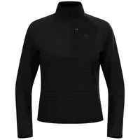Odlo Damen Ascent 1/2 Zip Longsleeve (Größe S, schwarz)