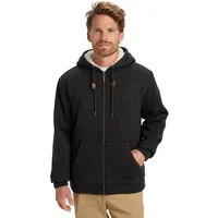 QUIKSILVER Keller Sherpa-Jacke black heather Gr. L