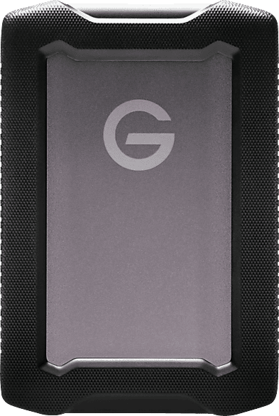 SANDISK PROFESSIONAL G-Drive ArmorATD Festplatte, 5 TB HDD, 2,5 Zoll, extern, Schwarz/Grau