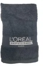 Loreal Handtuch-Set mit Logo 6 Stück 49x86 cm schwarz