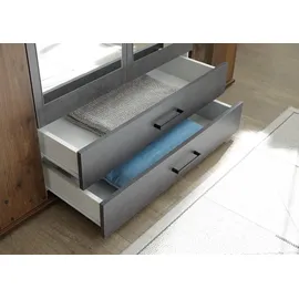 Pol-Power Drehtürenschrank Chicago 159 x 197 x 54 cm Braun