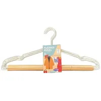 Hti-Living Kleiderbügel 8er Set Metall, Holz
