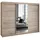 A&J MöbelLand Schiebetürenschrank VILUNO 1 200 x 215 x 59,5 cm Beige