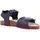 GEOX J Ghita Boy Sandal, Navy, 34 EU