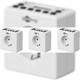 goobay Digitale Zeitschaltuhr, weiß 3 Stück,
