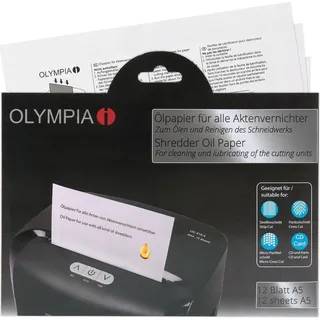 Olympia Aktenvernichter-Ölblätter