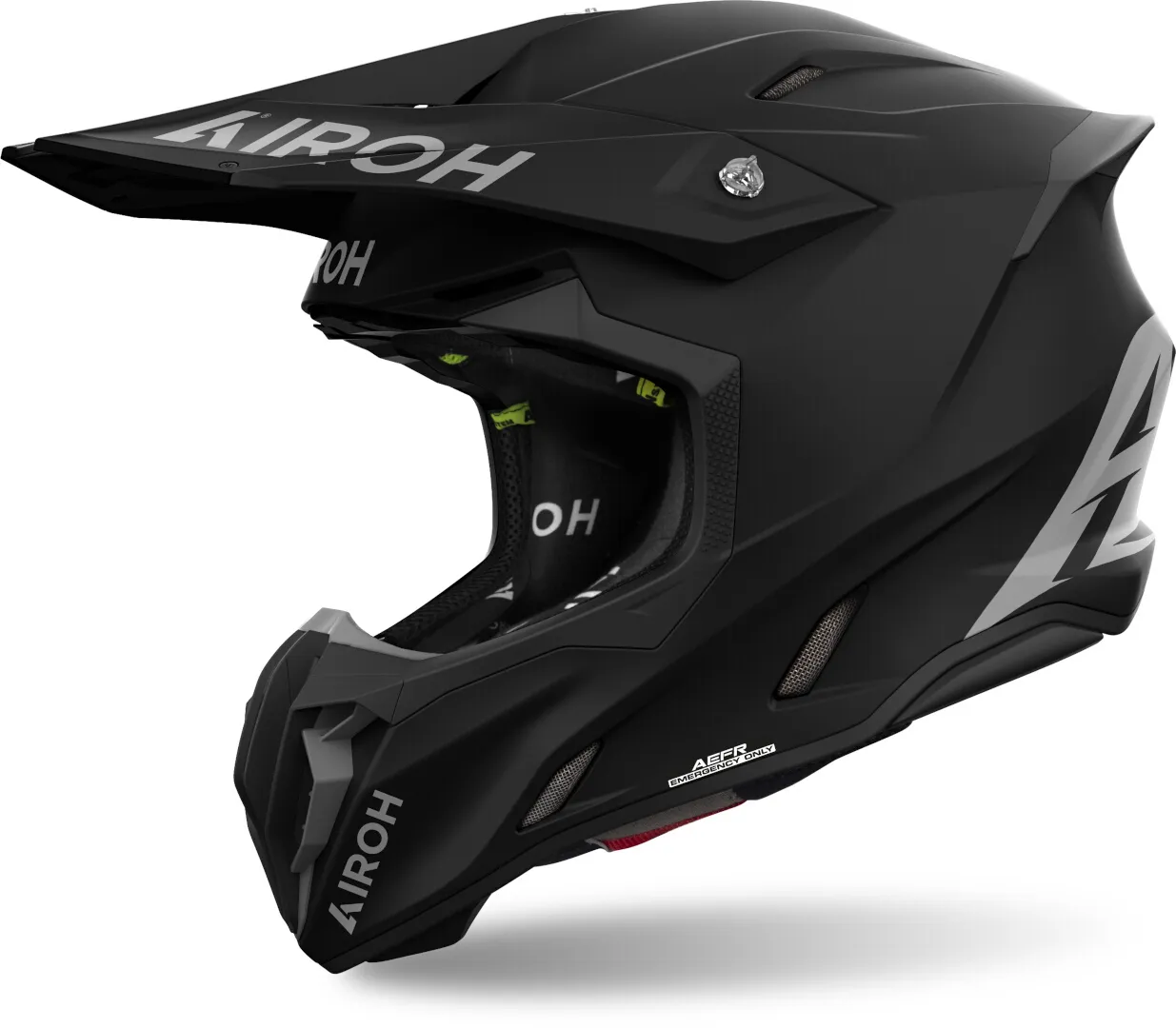 Airoh Twist 3 Solid Motorcross Helm, zwart, XL Voorman