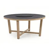 MWH Das Original Kanto Gartentisch Ø 159 x 0 cm Grau